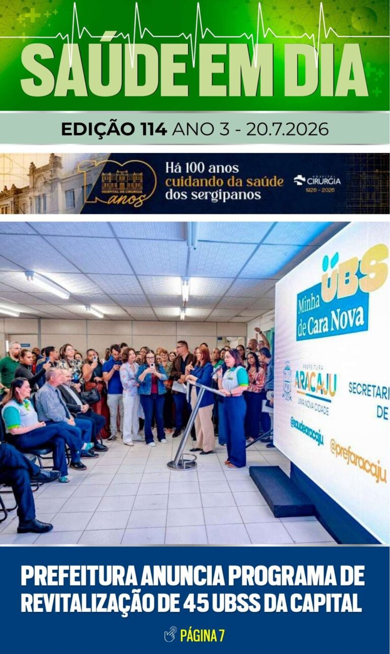 Capa da edição 114 da Revista Saúde em Dia