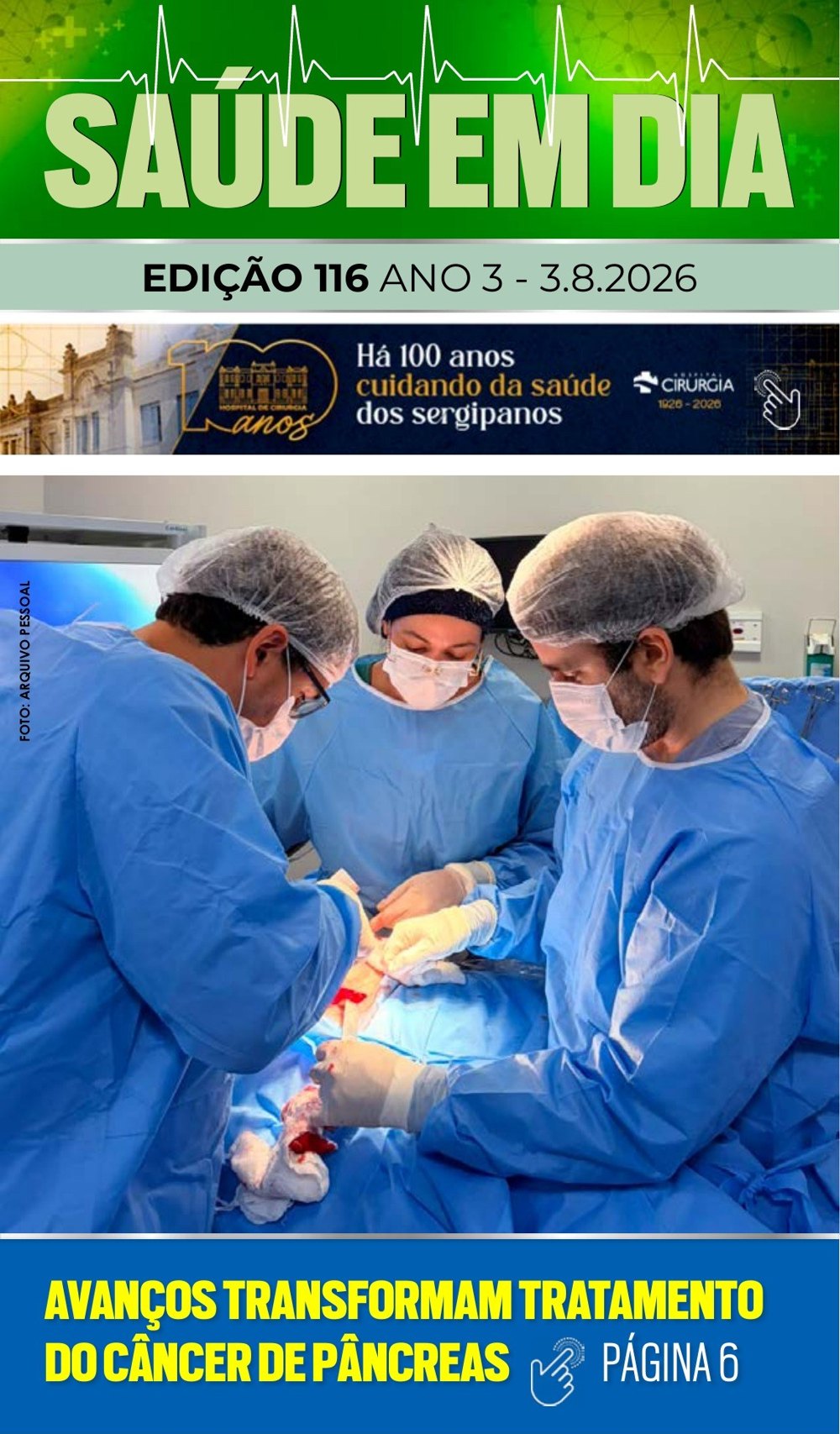 Capa da edição 116 da Revista Saúde em Dia