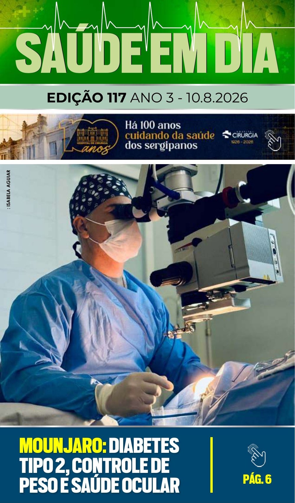 Capa da edição 117 da Revista Saúde em Dia