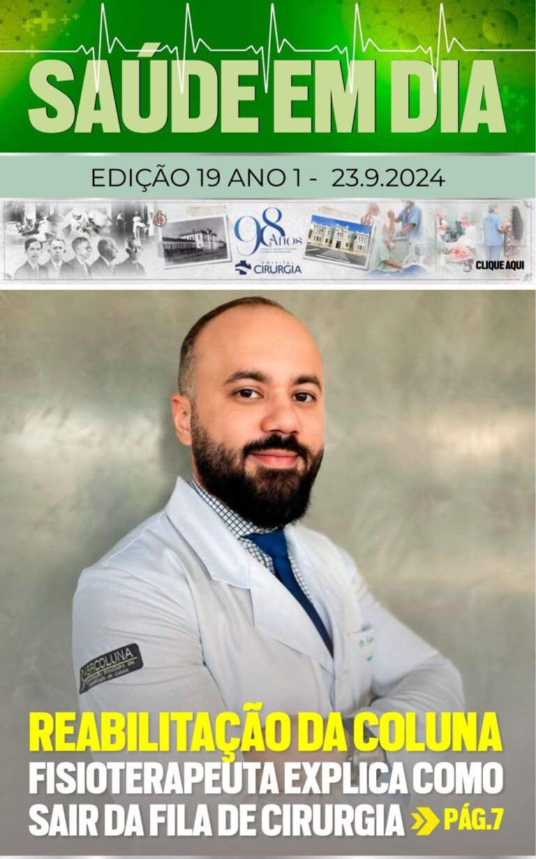 Capa da edição 19 da Revista Saúde em Dia