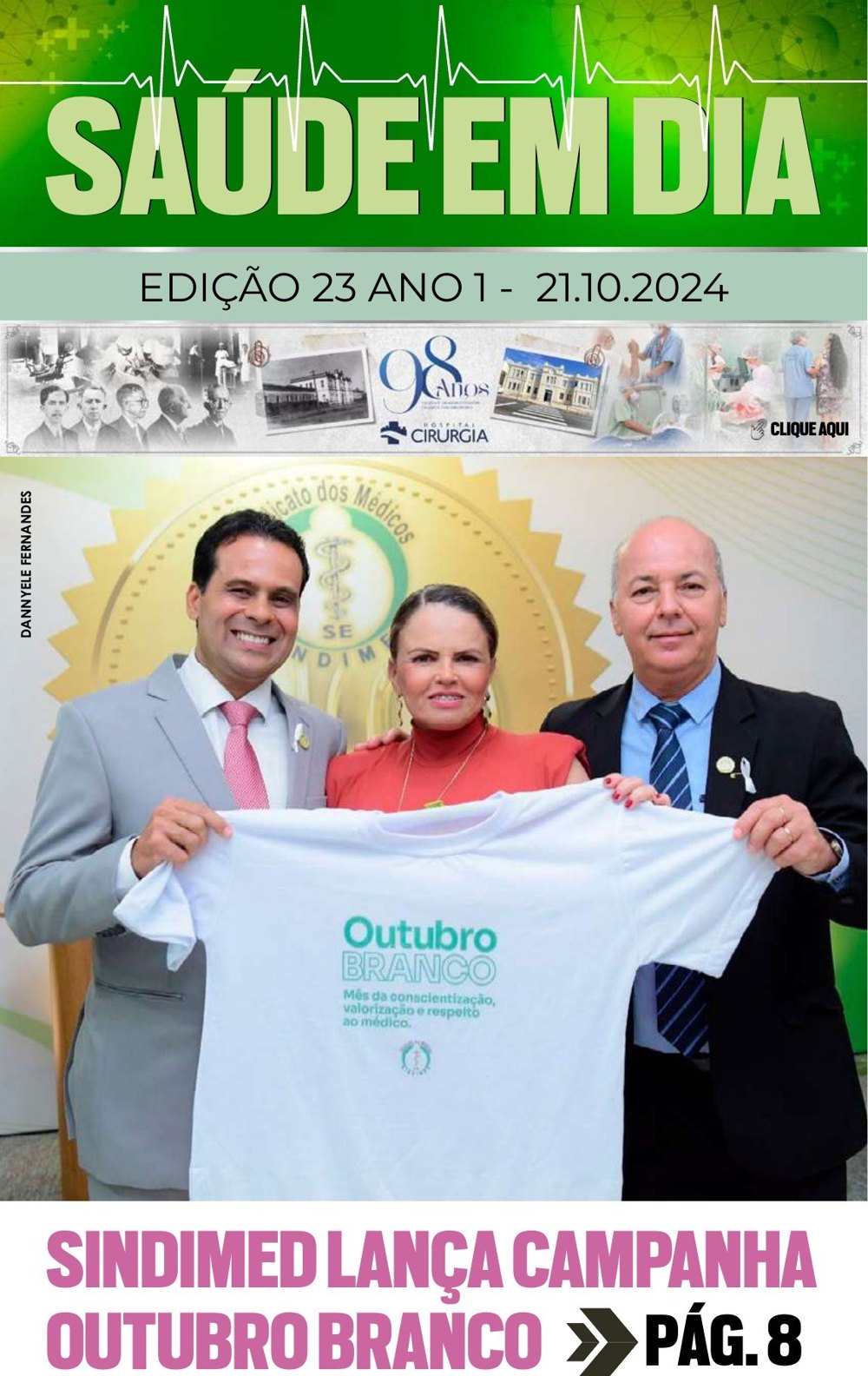 Capa da edição 23 da Revista Saúde em Dia