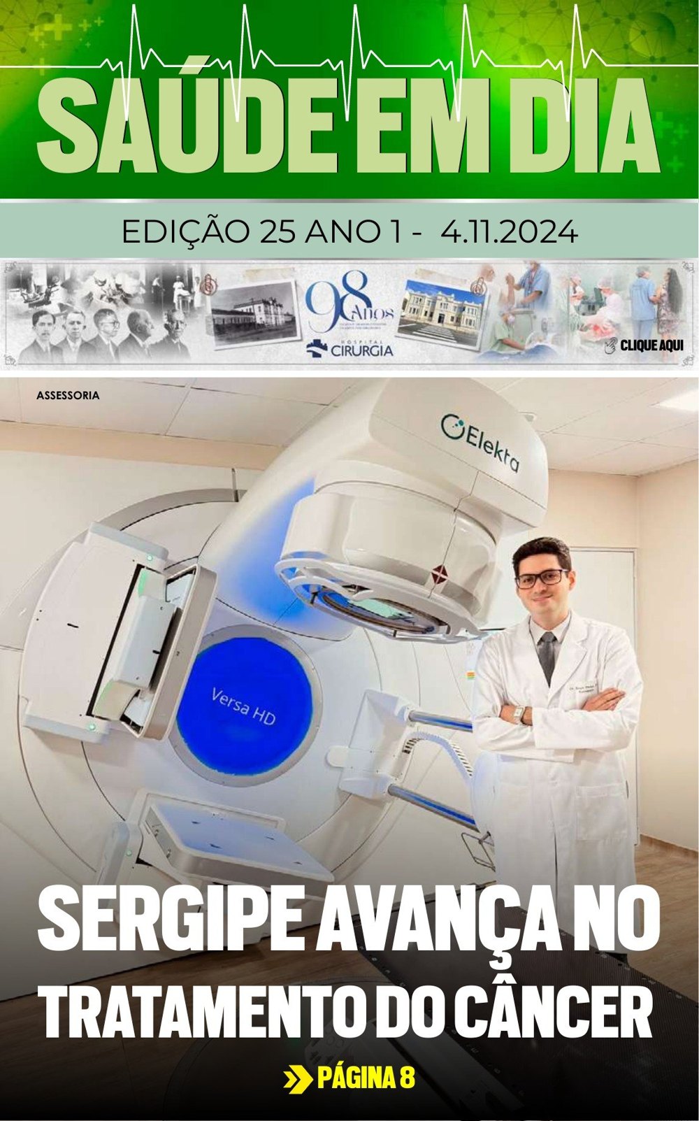 Capa da edição 25 da Revista Saúde em Dia
