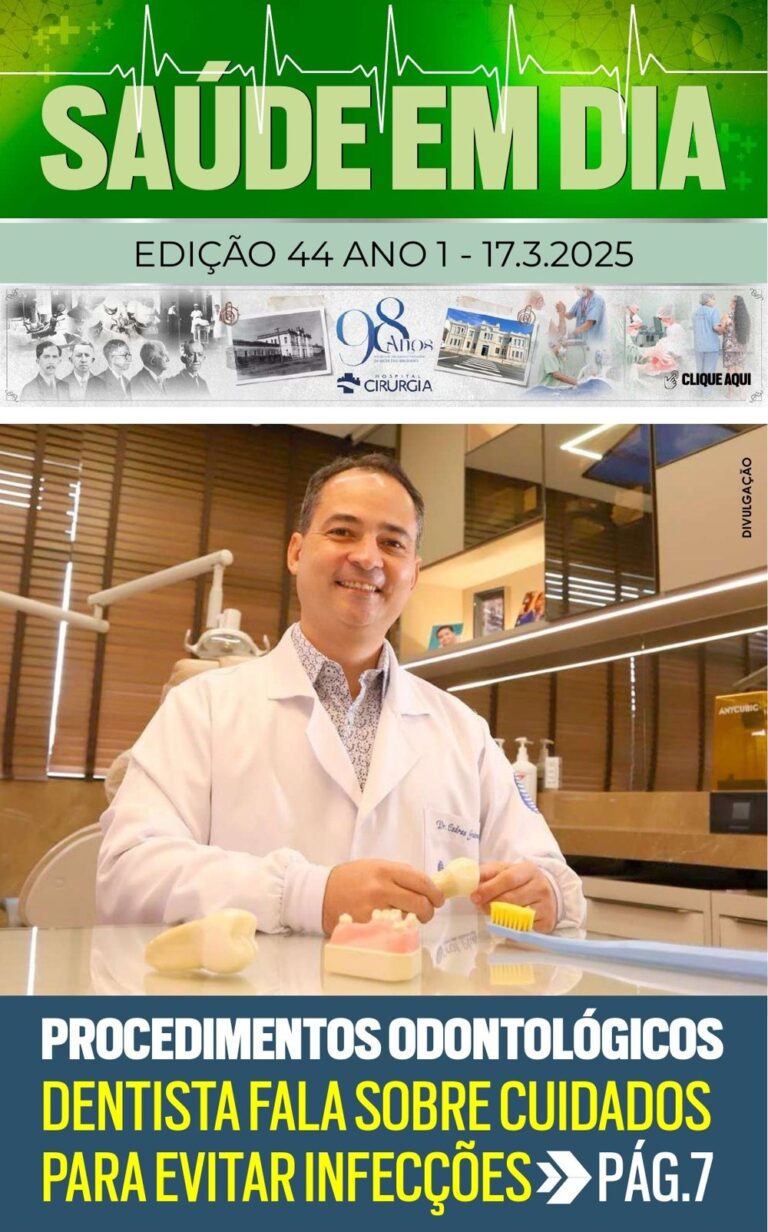 Capa da edição 44 da Revista Saúde em Dia