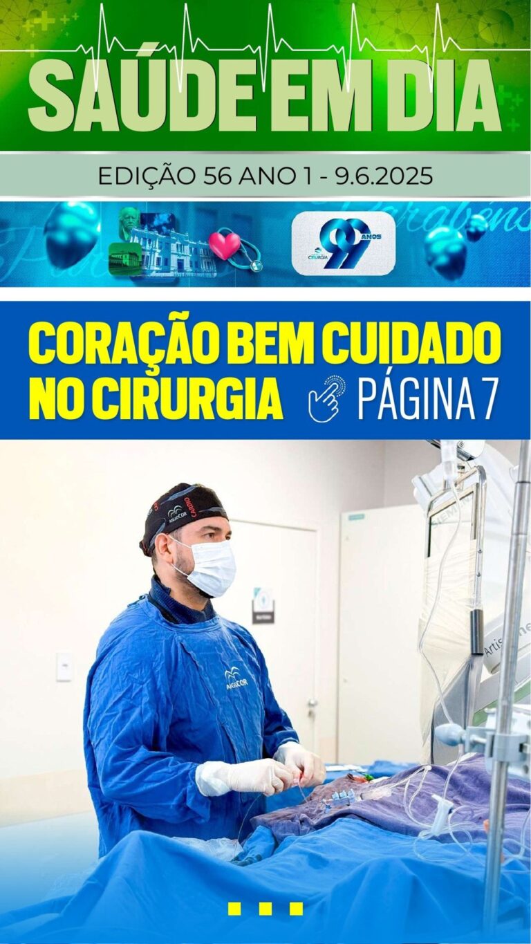 Capa da edição 56 da Revista Saúde em Dia