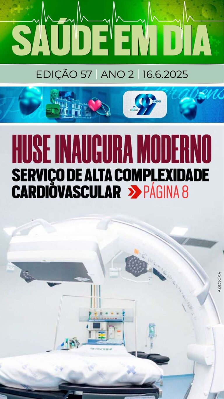Capa da edição 57 da Revista Saúde em Dia