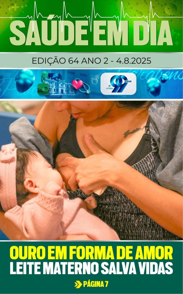 Capa da edição 64 da Revista Saúde em Dia