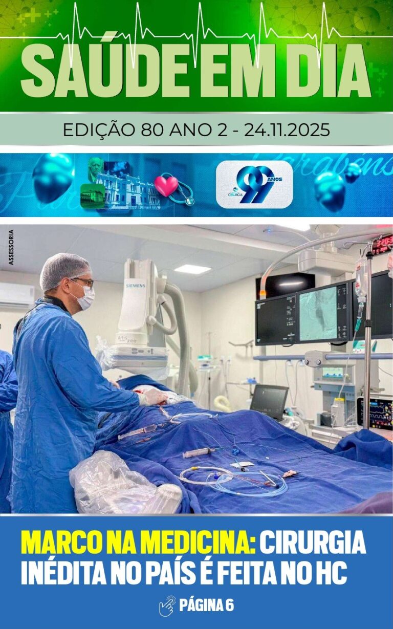 Capa da edição 80 da Revista Saúde em Dia