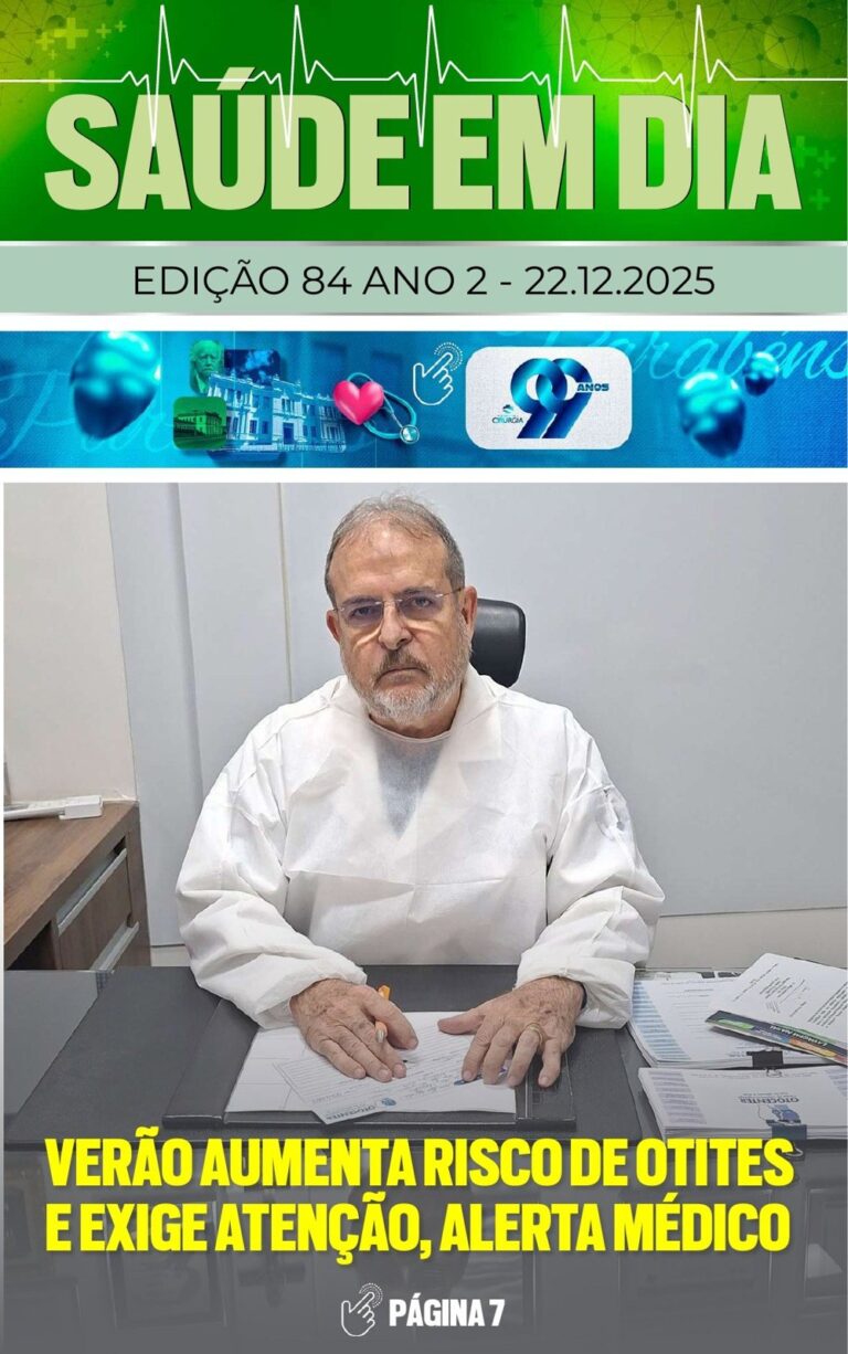 Capa da edição 84 da Revista Saúde em Dia