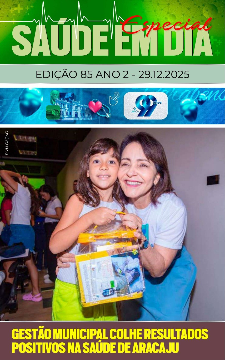 Capa da edição 85 da Revista Saúde em Dia