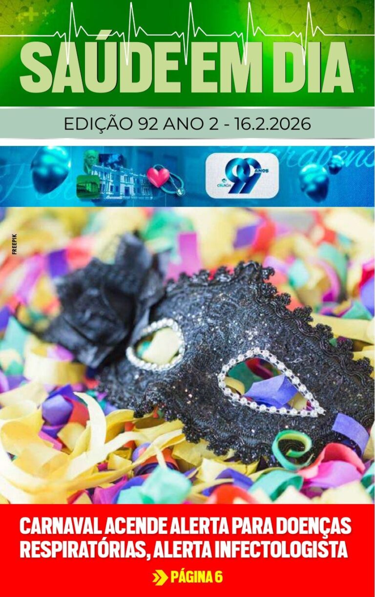 Capa da edição 92 da Revista Saúde em Dia