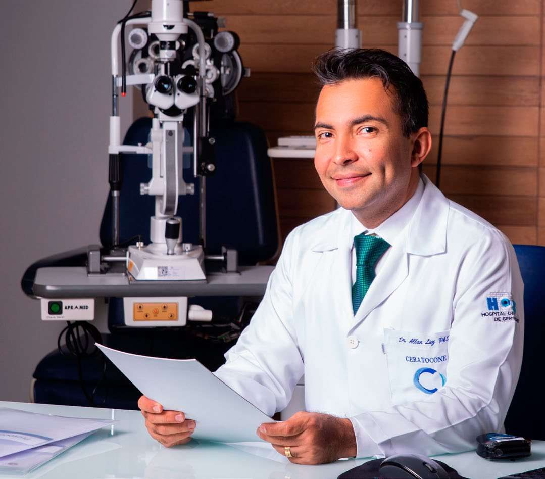 Allan Luz, oftalmologista e presidente da Sociedade Sergipana de Oftalmologia