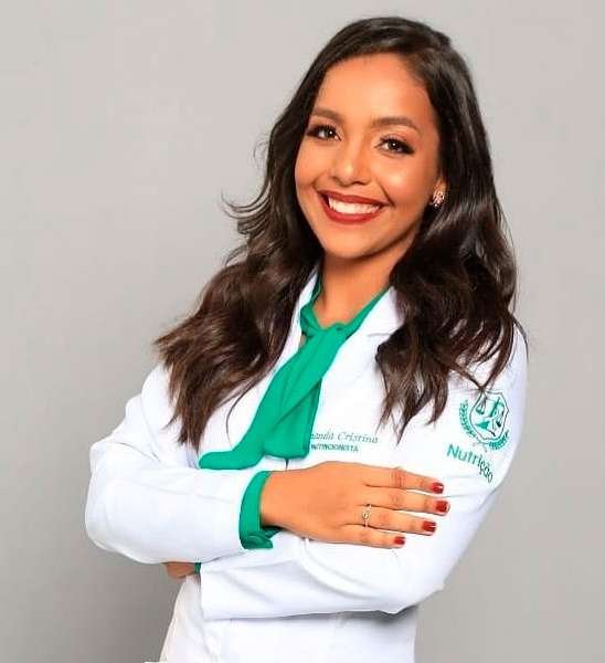 Retrato da nutricionista Amanda Cristina Campos