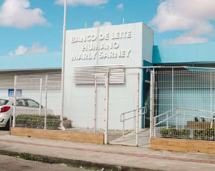 Fachada do Banco de Leite Humano Marly Sarney, em Aracaju