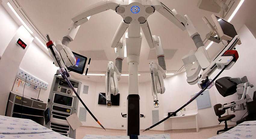 Sala de cirurgia robótica