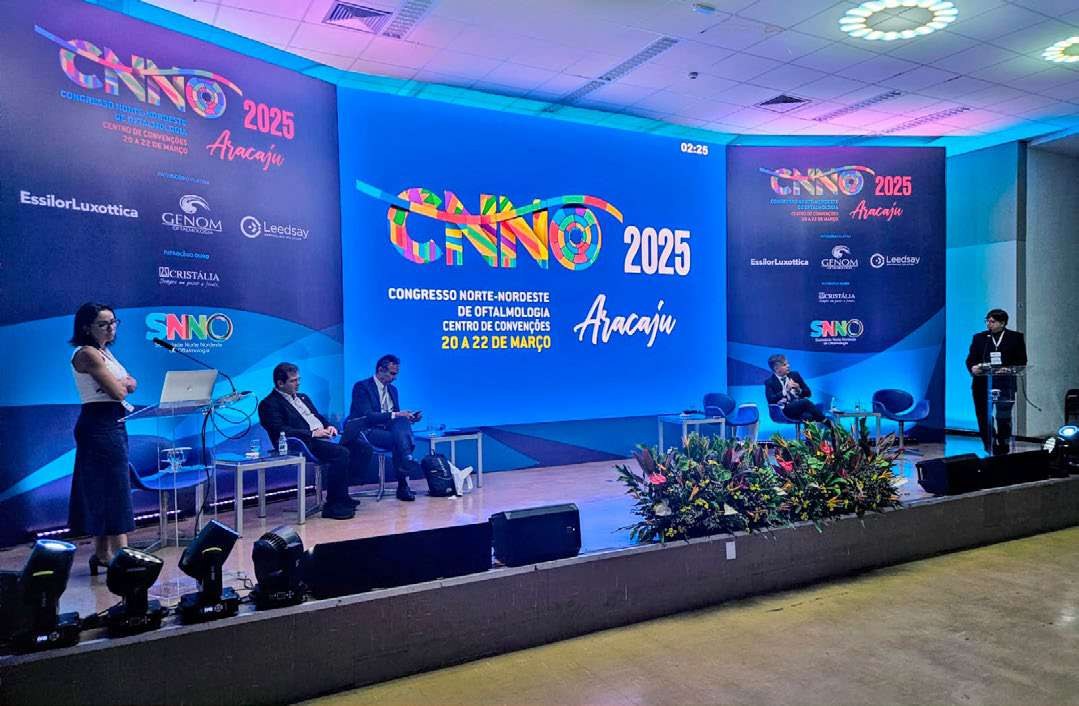 Palco do Congresso Norte-Nordeste de Oftalmologia 2025 em Aracaju