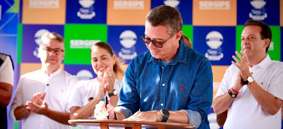 Governador Fábio Mitidieri assina a ordem de serviço do Complexo Materno-Infantil Nossa Senhora de Lourdes