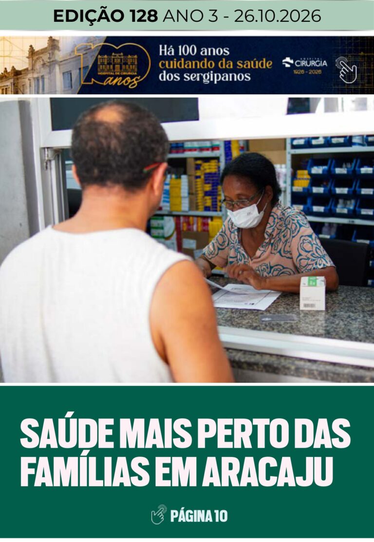Capa da Edição 128 da Revista Saúde em Dia