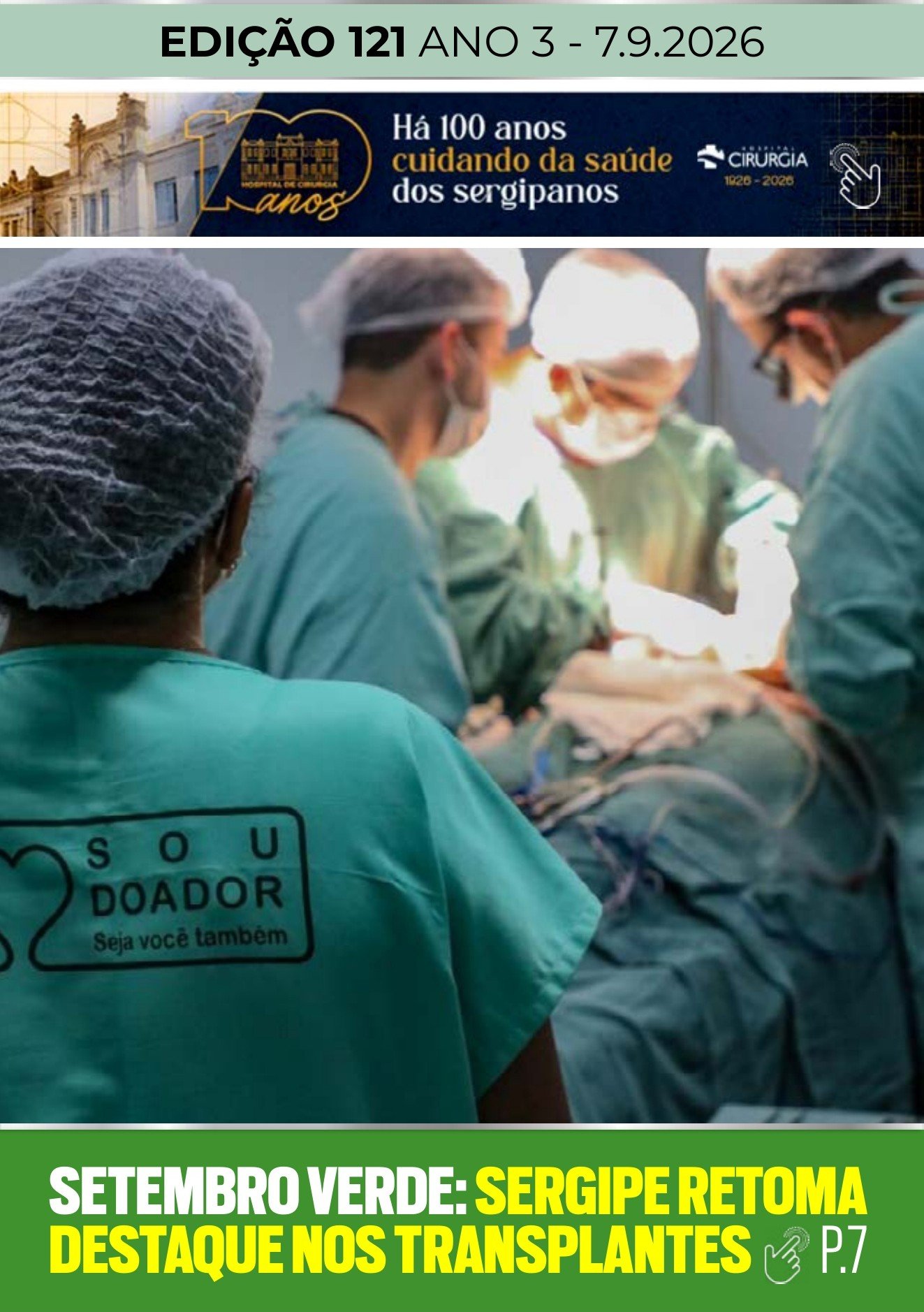 Capa da edição 121 da Revista Saúde em Dia
