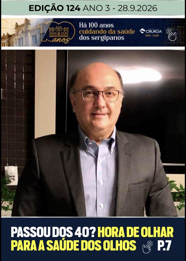 Capa da edição 124 da Revista Saúde em Dia