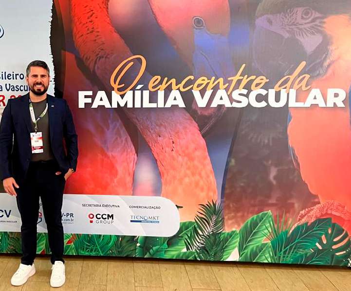 Dr. Fellipe Menezes no 45º Congresso Brasileiro de Angiologia e Cirurgia Vascular