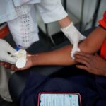 Atendimento no posto médico do Forró Caju