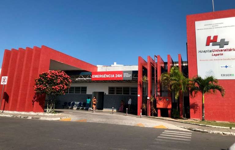 Fachada do Hospital Universitário de Lagarto