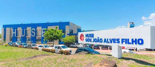 Fachada do Hospital de Urgências de Sergipe Governador João Alves Filho