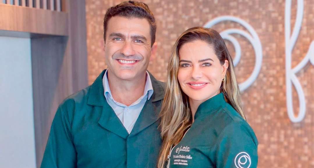 Dr. Iuri Telles e Dra. Andréa Telles, da clínica Fertilità