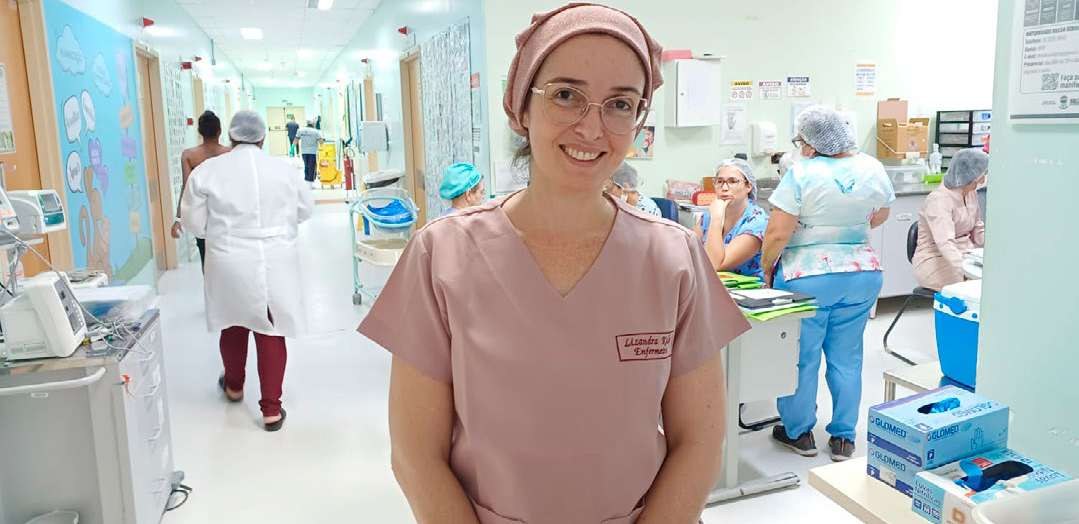 Profissional da Maternidade Nossa Senhora de Lourdes