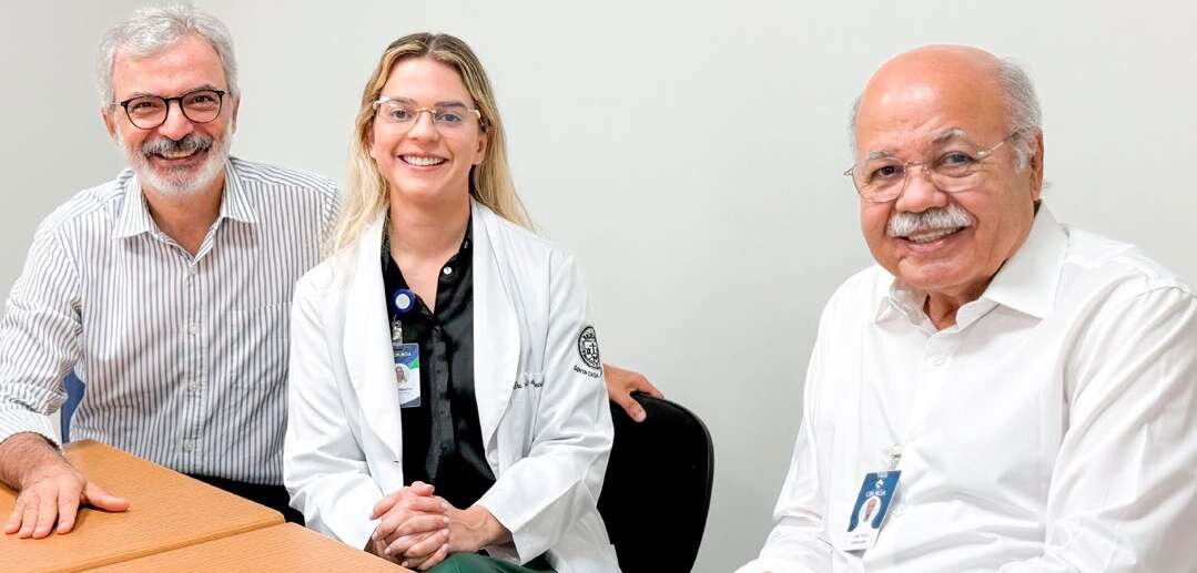 Dr. Pedro Salerno, Dra. Leila Nogueira e Dr. José Teles de Mendonça