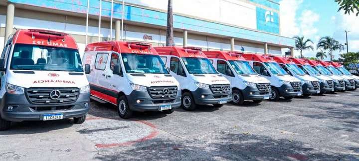 Samu 192 Sergipe novas ambulâncias