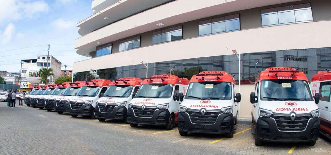 Novas ambulâncias do Samu 192 Sergipe