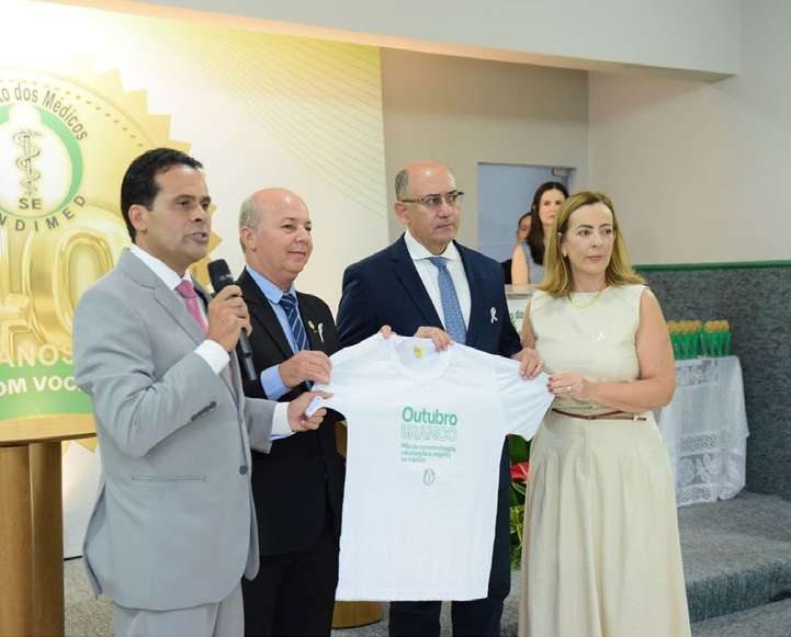 Lançamento da campanha Outubro Branco no Sindimed