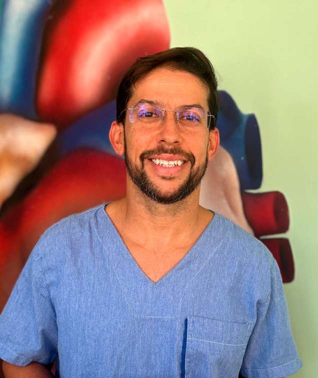 Retrato do cirurgião cardiovascular Wilson Félix